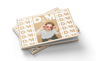 DAM Presskit artist book graphic design layout layout design music presskit