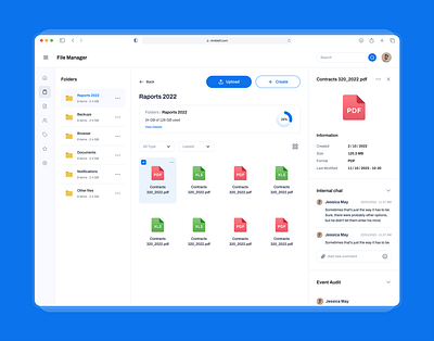 File Management figma file file manage folder folder design uidesign uxui web design