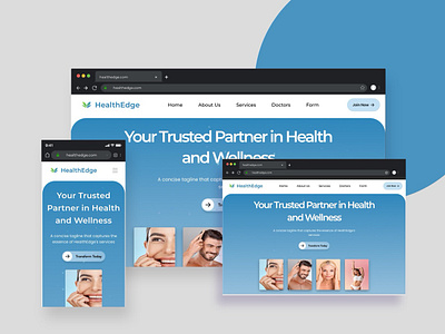 HealthEdge Clinic Health Tourism Website 3d animation branding clinic framer graphic design health healthtourism hospital ui web design webdesign