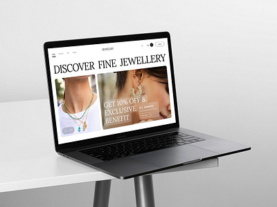 Jewelry Ecommerce Web Design mockups 3d animation branding graphic design logo motion graphics ui