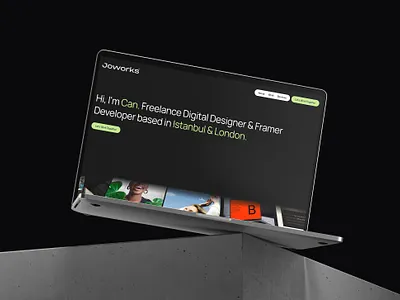 JoWorks Freelancer Website 3d animation branding framer framerexpert freelancer graphic design ui webdesign webdevelopment website