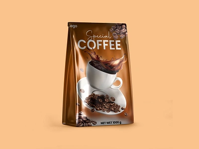 Pouch Packaging Design advertisement branding coffee coffee packaging design design food food design marketing packaging design pouch design product design special