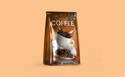 Pouch Packaging Design advertisement branding coffee coffee packaging design design food food design marketing packaging design pouch design product design special