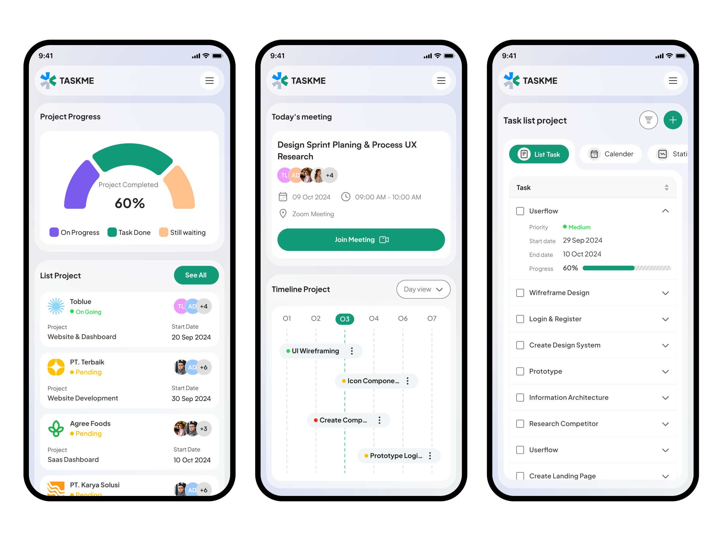 Example of Saas / Dashboard