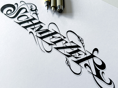 SCH hand lettering schmetzer typography