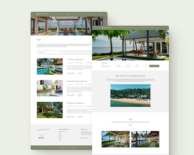 Miskawaan Villas UI Design app design branding figma figma design ui design