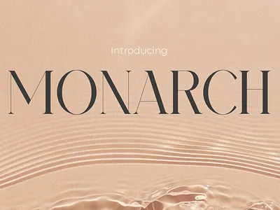 Monarch – Essence of Elegance for Women’s Brands display font