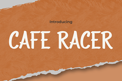 Cafe Racer – Embark on a Typographic Adventure display font