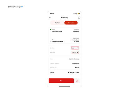 Pay Later💫 ui