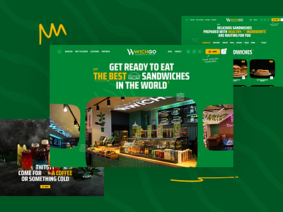 WichGo coffee design figma food portfolio product restaurant ui ux webdesign