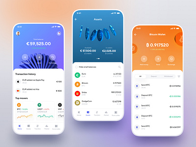 Kuna. Crypto Wallet banking blockchain chart coin crypto app crypto portfolio crypto rewards crypto security crypto swaps crypto trading crypto wallet debit card decentralized finance defi digital asset management financial app fintech pfm staking web3 wallet