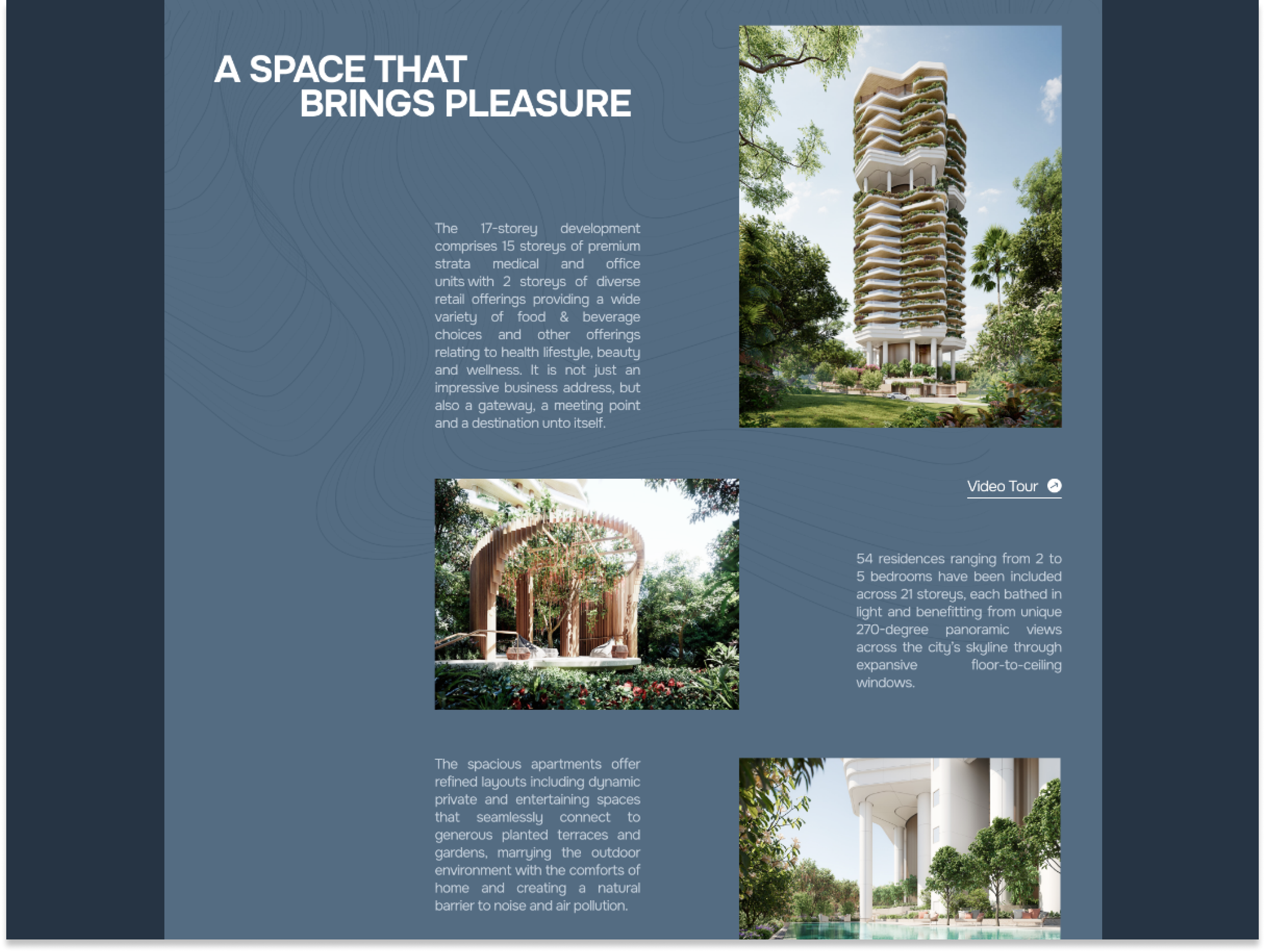 PARK NOVA luxury real estate complex by Olha Lazarieva on Dribbble