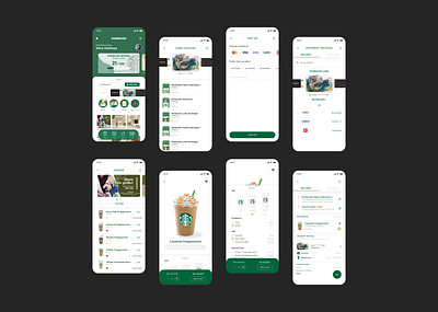 Starbucks Indonesia - Mobile APP design mobile app redesign ui ux vector