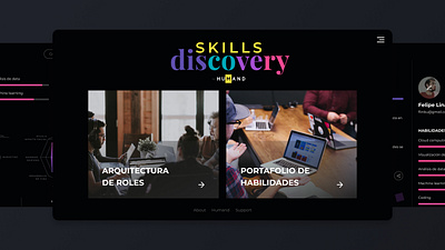 Skills Discovery: Simplifyng recruitment for agile teams. concept ui ui design ux web design