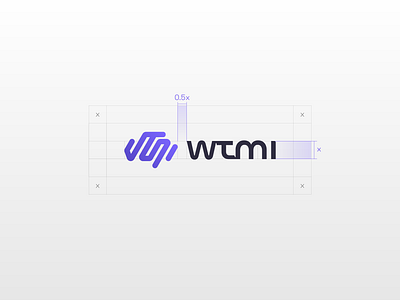 WTMI Logo Construction b2b saas brain cloud flat logo line logo clearspace logo construction minimalist saas loog modern logo modern saas logo path purple saas saas business logo scalable software logo tech startup w logo way too much info wtmi