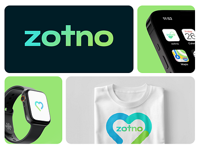 Zotno Brand Identity & App Icon Design 3d app brand branding design graphic design health illustration logo medical typography ui ux vector