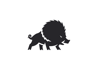 Angry SAW Boar angry animal boar brand branding for sale logo mark nagual design pig saw