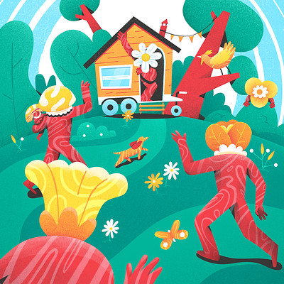 Baluchon - open days illustration