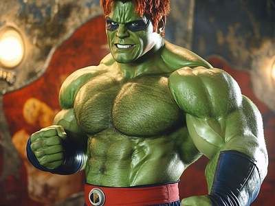 HULK (new look) 3d 3d visualization ai art animation design graphic design illustration logo motion graphics