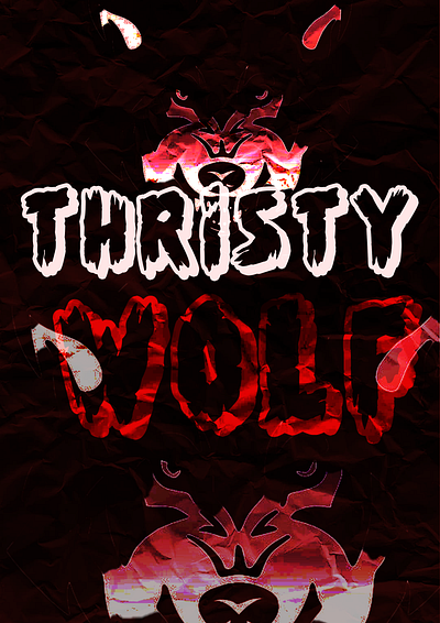 Thirsty Wolf Flyer Design banner branding design flyer graphic design logo poster