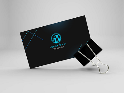 Real Estate Business Card adobe photosop business card graphic design real estate business card real estate card