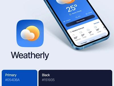 Weatherly App UI Design app app design application case studies cloudy design designerzafor figma design forecast mobile mobile application mobile ui rainy storm temperature ui ui design user interface weather weather app ui