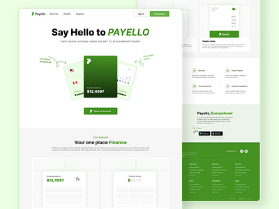 Money transfer (Payello web redesign) androidapp app banking branding design figma graphic illustration iosappdesign landing page money prototyping transfer ui uiux ux web webdesign website wireframing