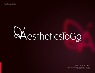 Aesthetics To Go Logo Design | Beauty Company Logo Design aesthetics aesthetics company logo aesthetics logo design aestheticstogo.com beautification beauty care logo beauty company beauty logo brand identity branding butterfly butterfly lofo butterfly logo design care logo graphic design logo text logo design textbased wordmark wordmark logo design