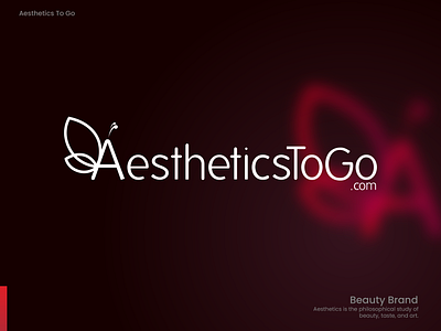 Aesthetics To Go Logo Design | Beauty Company Logo Design aesthetics aesthetics company logo aesthetics logo design aestheticstogo.com beautification beauty care logo beauty company beauty logo brand identity branding butterfly butterfly lofo butterfly logo design care logo graphic design logo text logo design textbased wordmark wordmark logo design