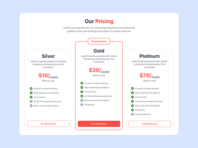 Pricing Card Ui Design card pricing pricing section trend design ui website website ui