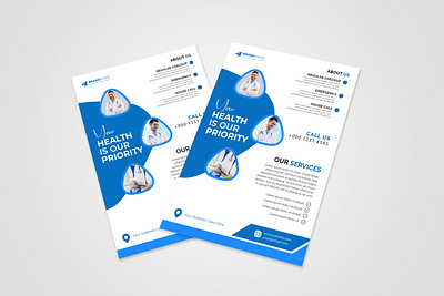 Medical Flyer Design adobe illustrator advertising flyer brand identity branding clinic poster dental care flyer design flyer design graphic design medical flyer medical poster