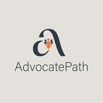 Advocate Path logo design. a letter minimalistic