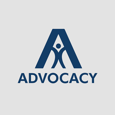 Advocacy Logo a letter adesign advocacy design logo minimalist typography