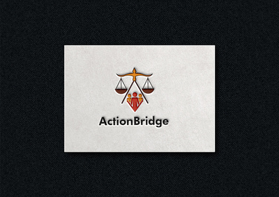 ActionBridge Logo. logo design minumal