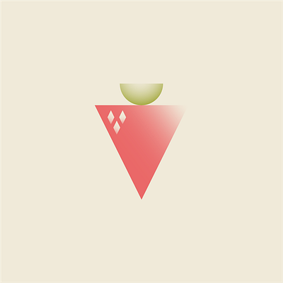 Gradient Strawberry Icon branding graphic design illustration