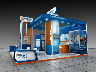 Exhibition Stand 3d animation branding exhibition stand graphic design logo motion graphics ui