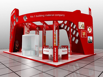 Exhibition Stand 3d animation branding exhibition stand graphic design logo motion graphics ui