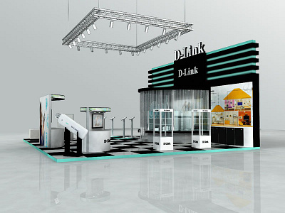 Exhibition Stand 3d animation branding exhibition stand graphic design logo