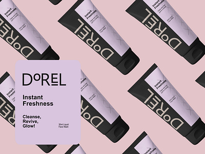 Dorel Packaging Design branding branding design cosmetics face wash packaging packaging design