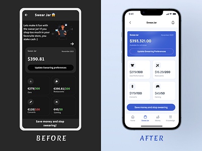 Finance Mobile App UX/UI Design - Redesign app design app ui design app ui ux design application figma app design figma design finance finance app design finance mobile app design mobile app mobile app design mobile app ui mobile ui design money redesign ui uiux ux ux design uxui design