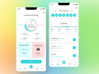 Ai Based App helping track daily food nutrition and macro intake ai app calories care concept design food healthcare inspiration intake ios iphone nutrition popular product sport tracking ui uiux ux