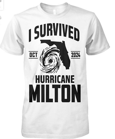 I Survived Hurricane Milton Shirt design graphic design hurricane motion graphics t shirt ui