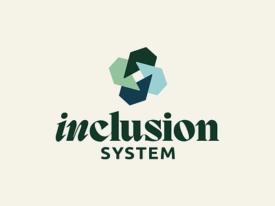 Inclusion System Logo branding clinic cross logo health health logo inclusive logo nonprofit startup startup logo tech tech logo technology brand