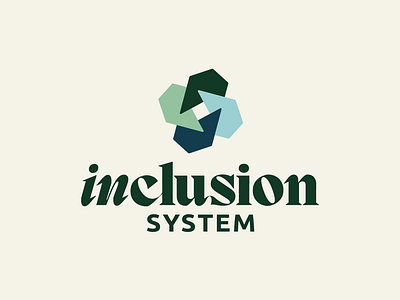 Inclusion System Logo branding clinic cross logo health health logo inclusive logo nonprofit startup startup logo tech tech logo technology brand