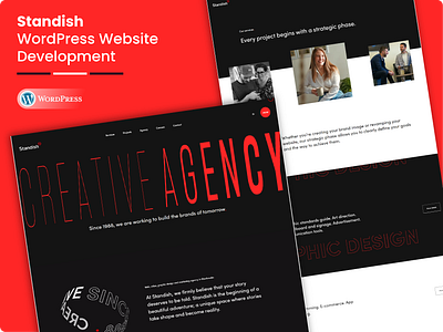 Standish Website Design and Development figma illustrator photoshop ui design uiux uiux design ux design web design web development website design website development wordpress