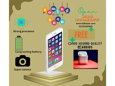 For digital marketing banner android banner branding design facebook graphic design illustration logo phone product smartphone x
