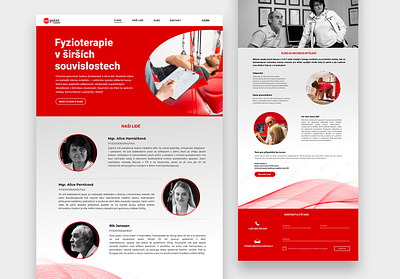 Web design physiotheraphy ui webdesign