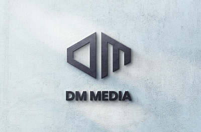 DM MEDIA branding graphic design logo media