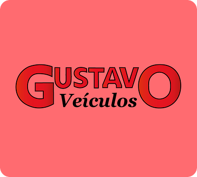 Cards/Rereading - Gustavo Veículos graphic design logo