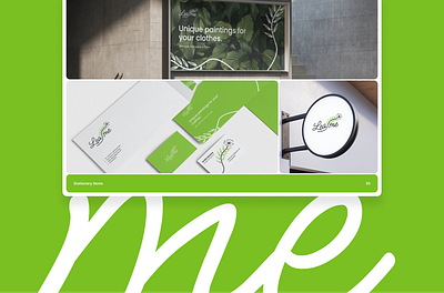 Leaf.me Applications branding envelope graphic design identity logo print